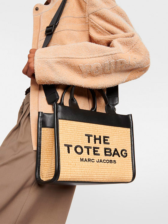 Bolsa a tiracolo Marc Jacobs Woven Straw Palha Tecida