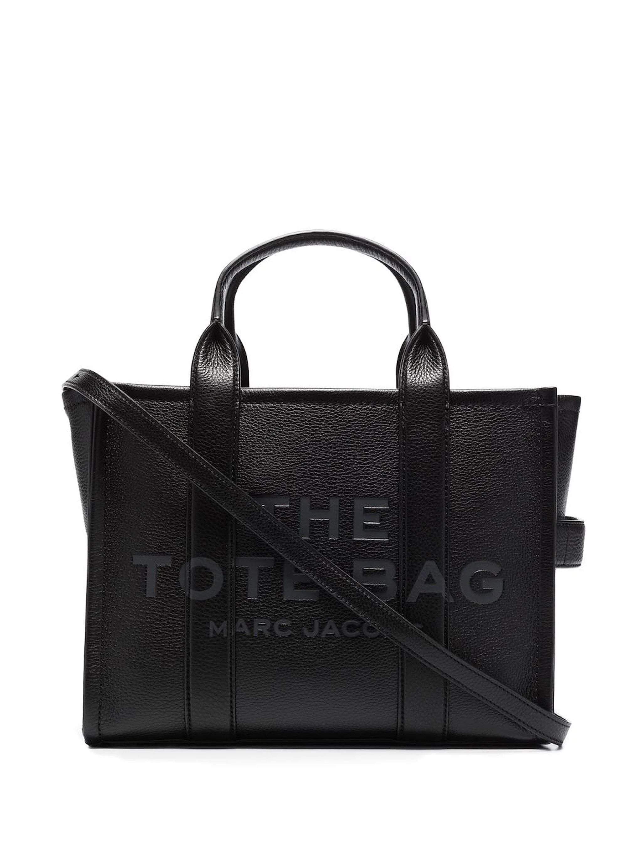 Marc Jacobs Medium Tote em Couro Preto