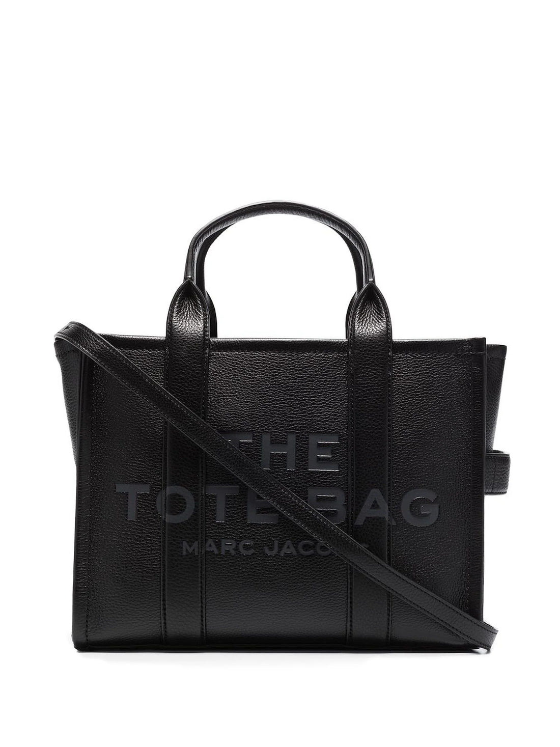 Bolso tote mediano de piel de Marc Jacobs en color negro