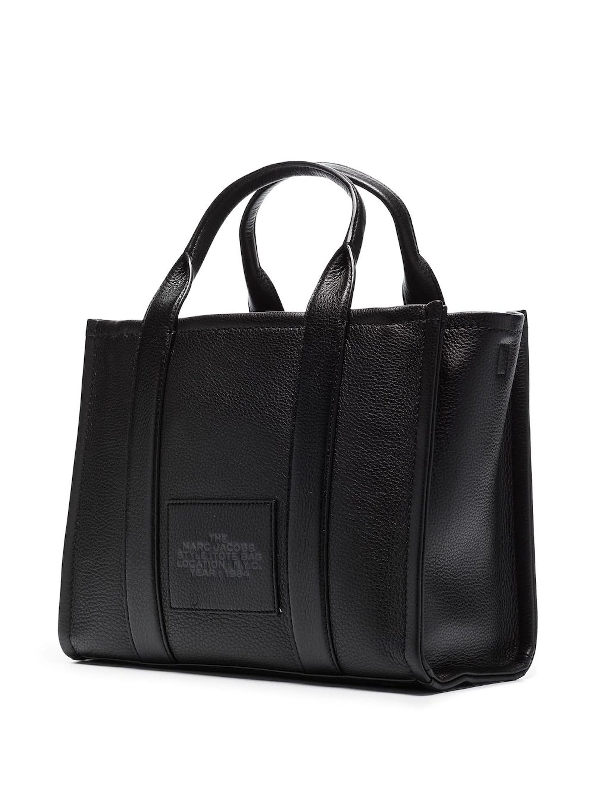 Marc Jacobs Medium Tote em Couro Preto