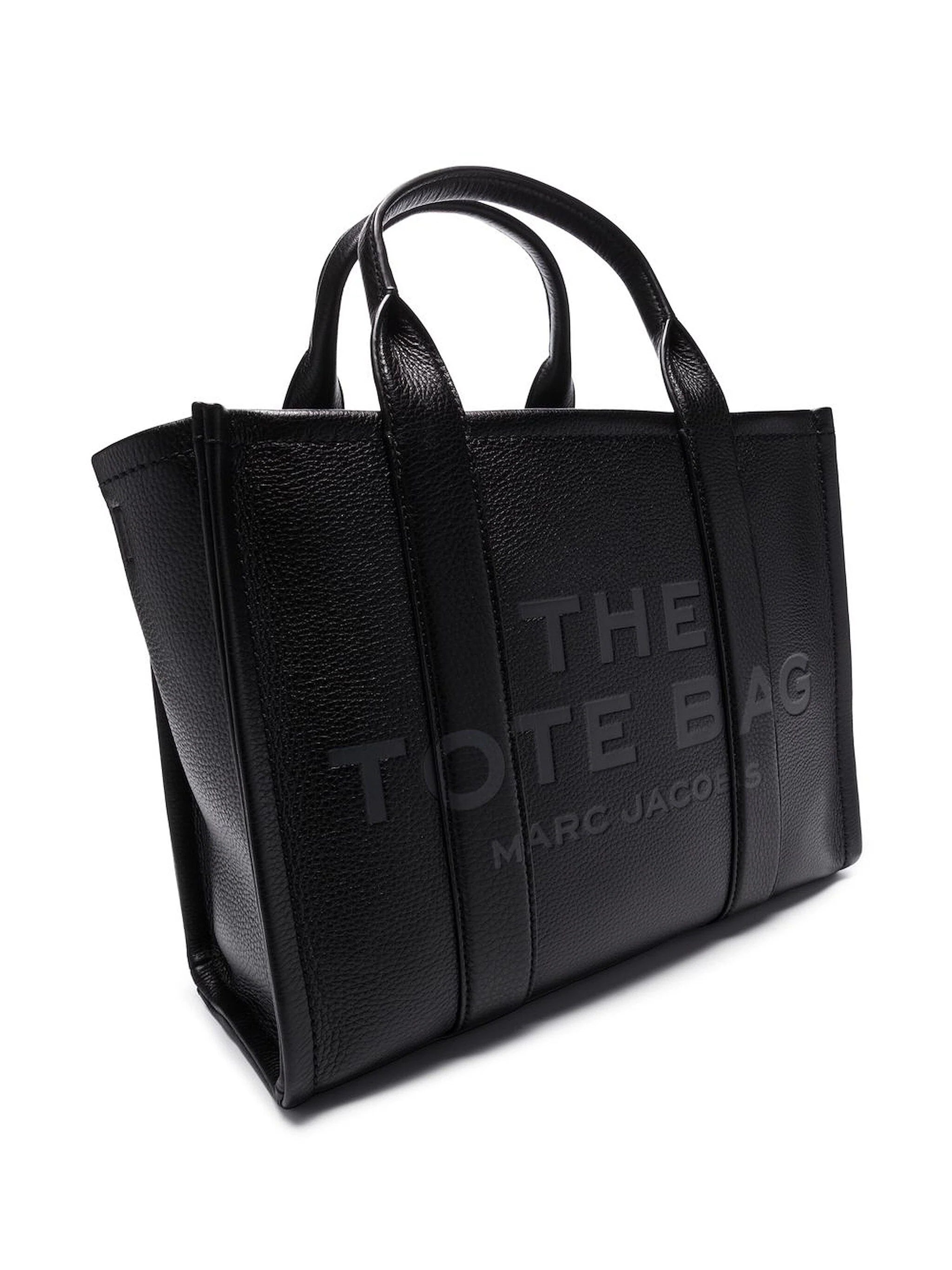 Marc Jacobs Medium Tote em Couro Preto
