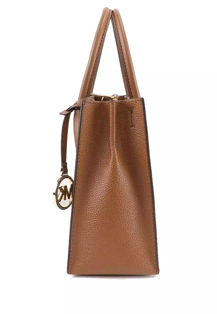 Maleta Michael Kors Mercer Pebbled 35S1GM9M2B Braun