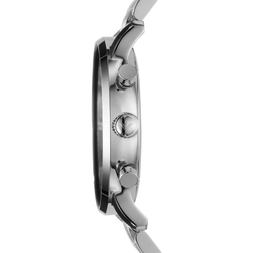 Relógio Emporio Armani AR0389 Gianni para Homem – Aço Prateado