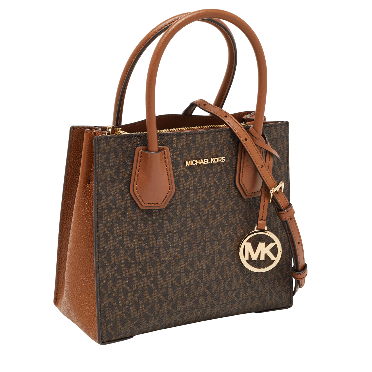 Maleta Michael Kors Mercer Pebbled 35S1GM9M2B Braun