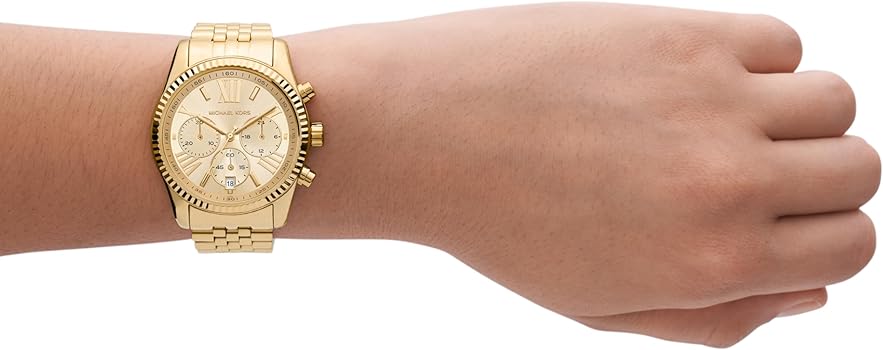 Relógio Michael Kors Lexington MK7378 para Mulher – Aço Dourado