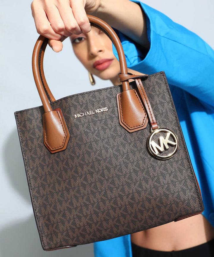 Maleta Michael Kors Mercer Pebbled 35S1GM9M2B Braun