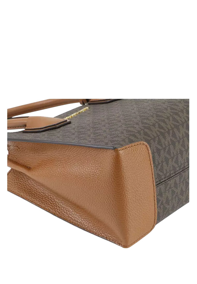 Maleta Michael Kors Mercer Pebbled 35S1GM9M2B Braun