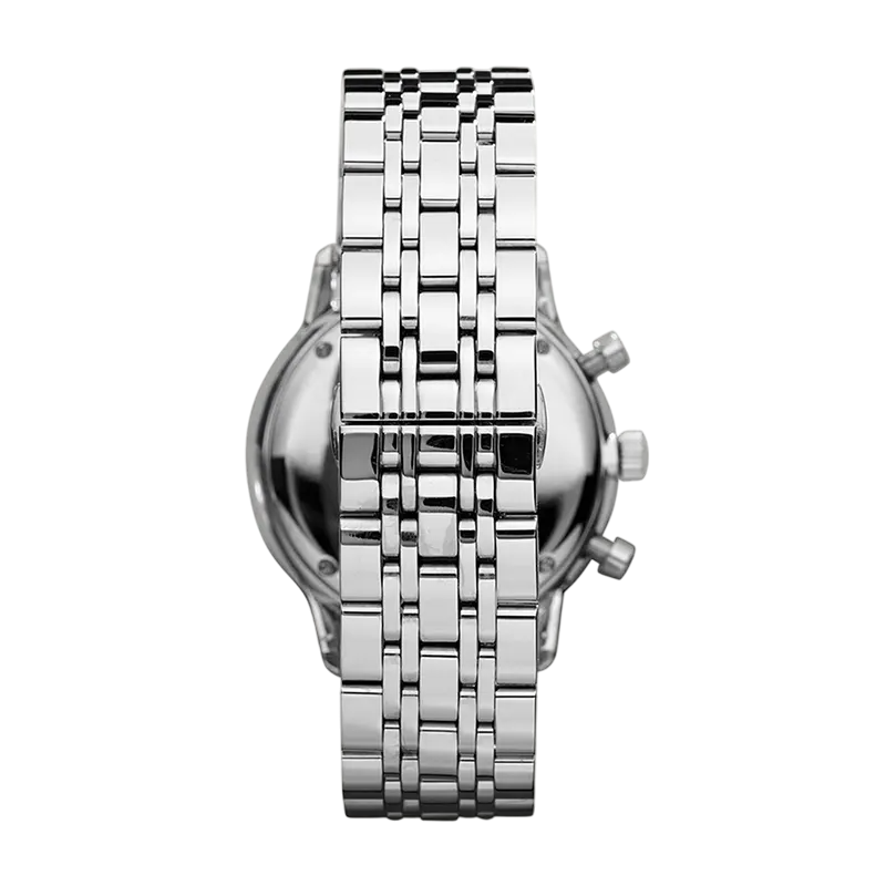 Relógio Emporio Armani AR0389 Gianni para Homem – Aço Prateado