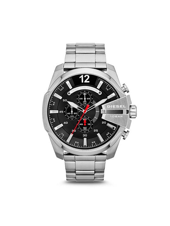 Relógio Diesel DZ4308 Mega Chief Prateado
