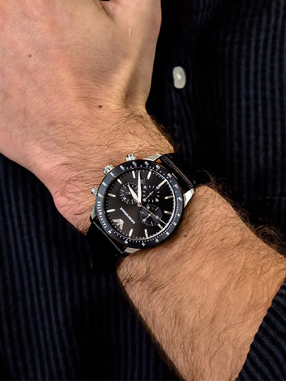 Relógio Emporio Armani Renato AR11243 Preto