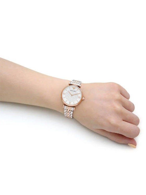 Relógio Emporio Armani Mulher AR1926 bicolor