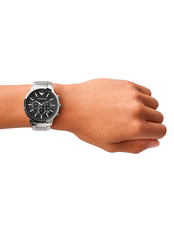 Relógio Emporio Armani Renato AR2460 Prateado