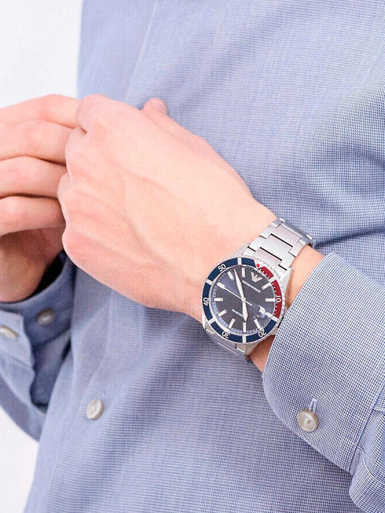 Relógio Emporio Armani Diver AR11339 Prateado