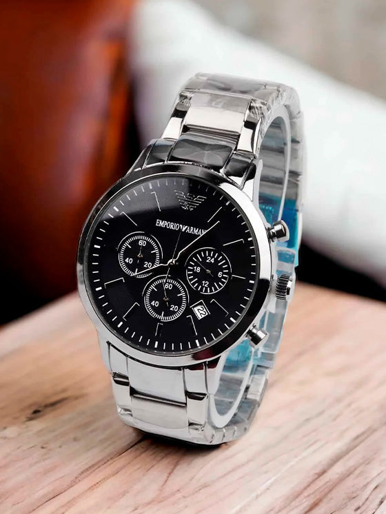 Relógio Emporio Armani Renato AR2460 Prateado – Demarca