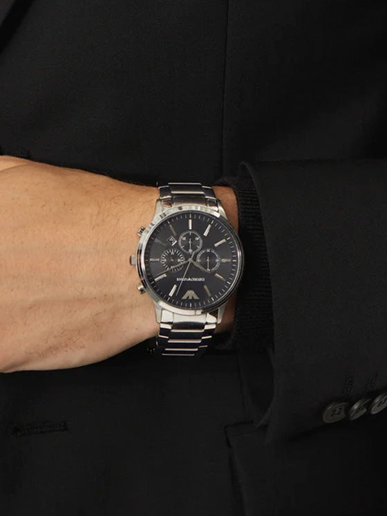 Relógio Emporio Armani Renato AR2460 Prateado