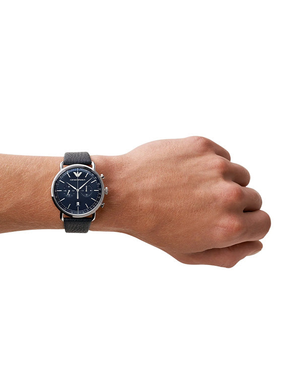 Rélogio Emporio Armani Aviator AR11105 Prateado