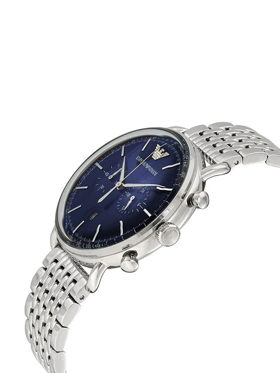 Relógio Emporio Armani Aviator AR11238 Prateado