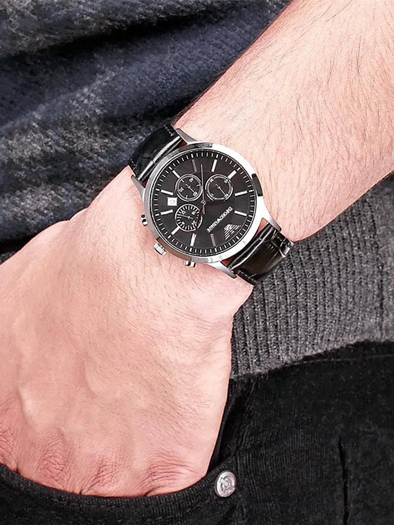 Reloj cronógrafo Emporio Armani AR2447 plateado