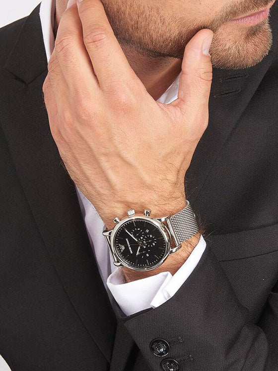 Relógio Emporio Armani Luigi Chronograph AR1808 Prateado