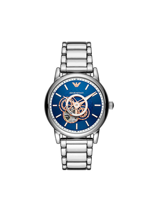 Relógio Emporio Armani Luigi Skeleton AR60036 Prateado