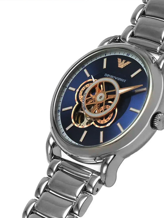 Relógio Emporio Armani Luigi Skeleton AR60036 Prateado