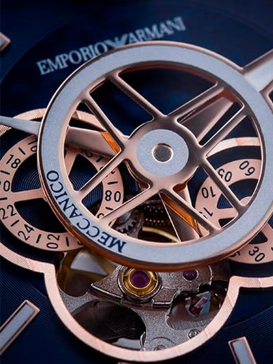 Relógio Emporio Armani Luigi Skeleton AR60036 Prateado