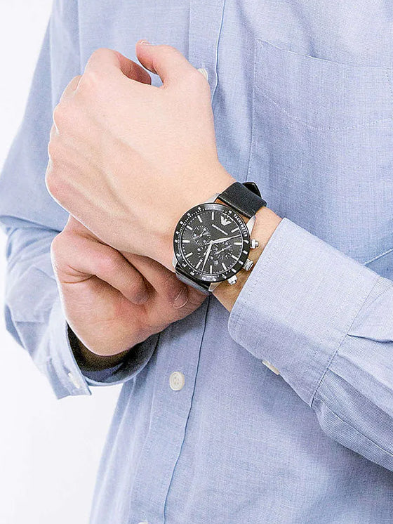 Relógio Emporio Armani Renato AR11243 Preto