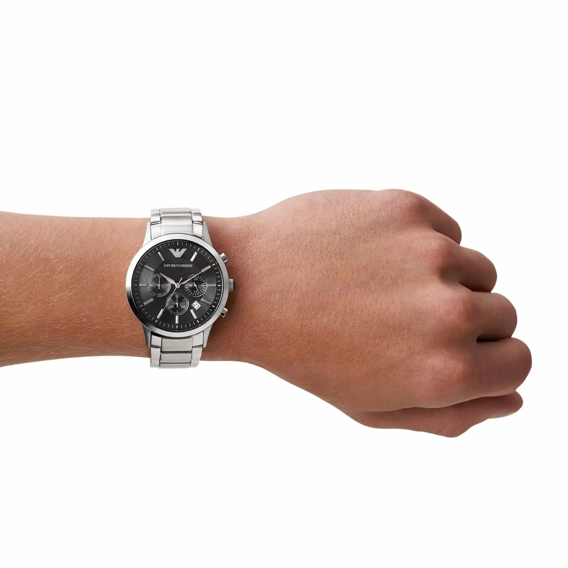 Relógio Emporio Armani AR2434 Renato em Prata para Homem