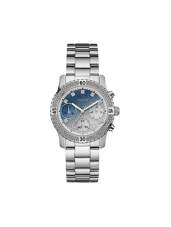 Relógio Guess Confetti W0774L6 Glitter Azul