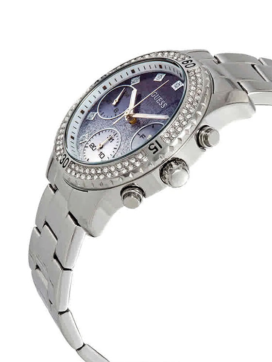 Relógio Guess Confetti W0774L6 Glitter Azul