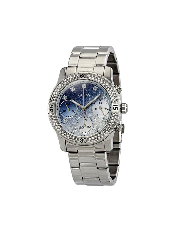 Relógio Guess Confetti W0774L6 Glitter Azul