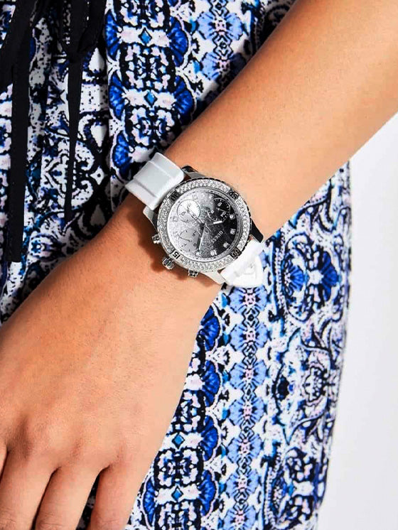 Relógio Guess Confetti W1098L1 Branco
