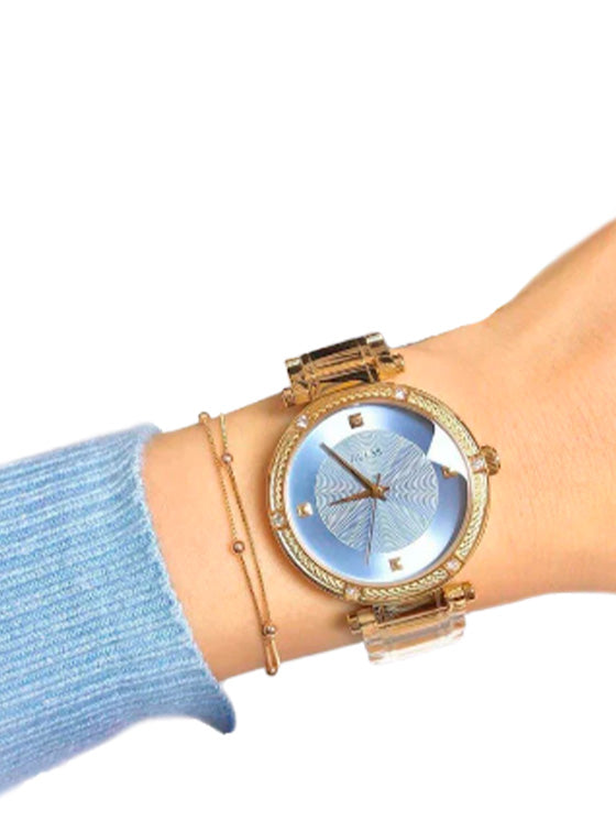 Relógio Guess Park Ave W0695L2 Dourado