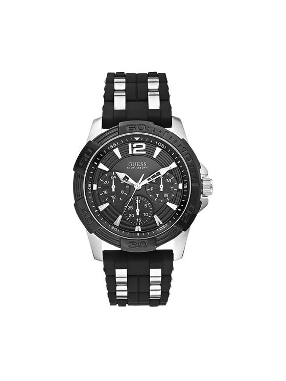 Relógio Guess Oasis W0366G1 Silicone Preto