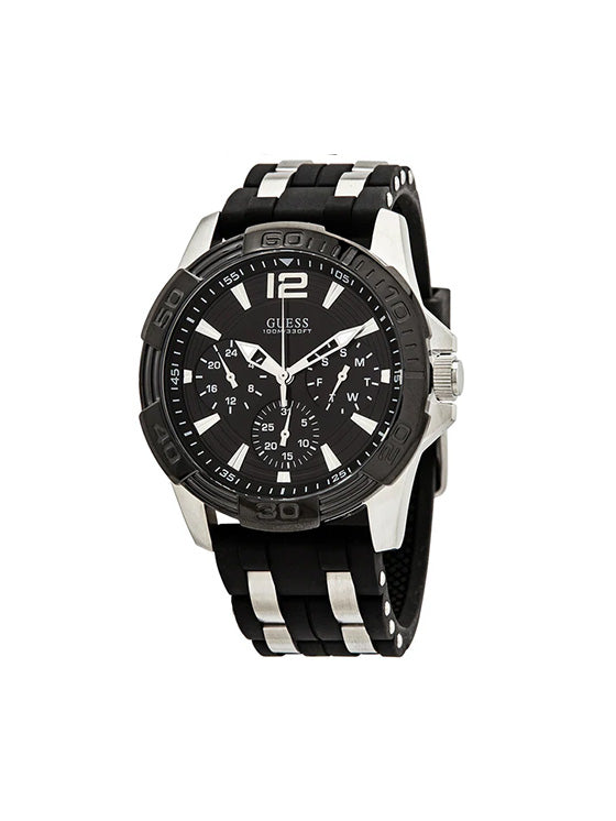 Relógio Guess Oasis W0366G1 Silicone Preto