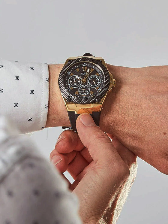 Relógio Guess Legancy W1049G5 Silicone Preto