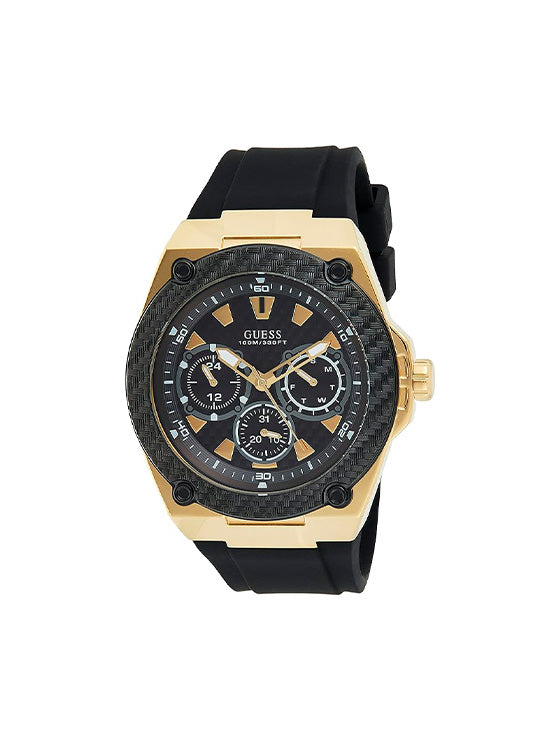 Reloj Guess Legancy W1049G5 de silicona negra