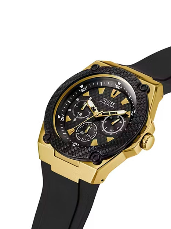 Reloj Guess Legancy W1049G5 de silicona negra