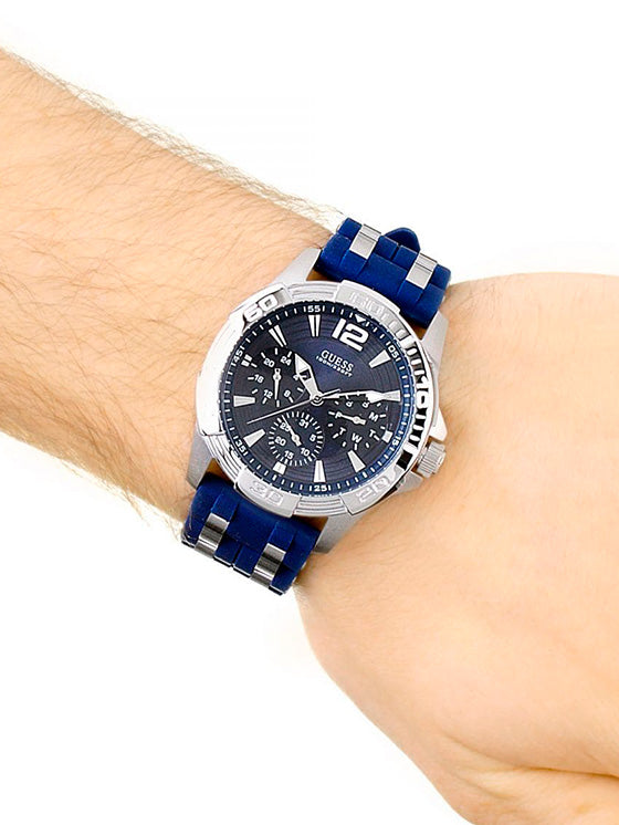 Relógio Guess Oasis W0366G2 Silicone Azul