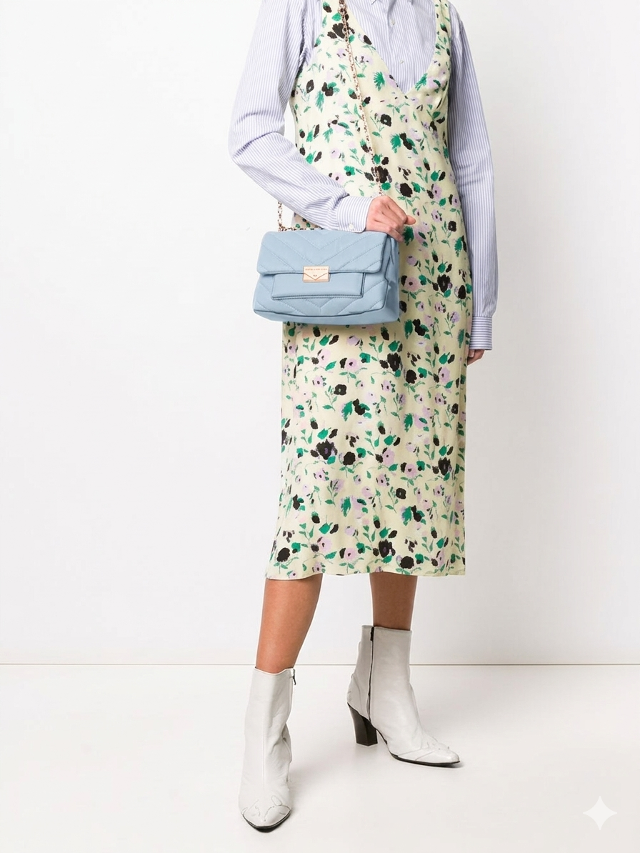 Michael Kors Cece Umhängetasche Hellblau