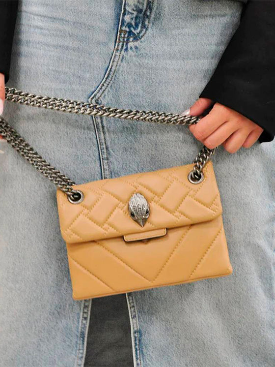 Kurt Geiger London Mini Kensington Bag – Adlerkopf und silberne Details