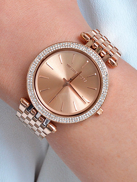 Relógio Michael Kors Darci Mulher MK3192 Ouro Rosa