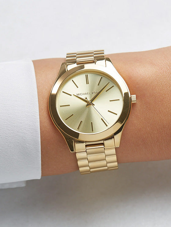 Orologio Michael Kors Slim Runway MK3179 Oro