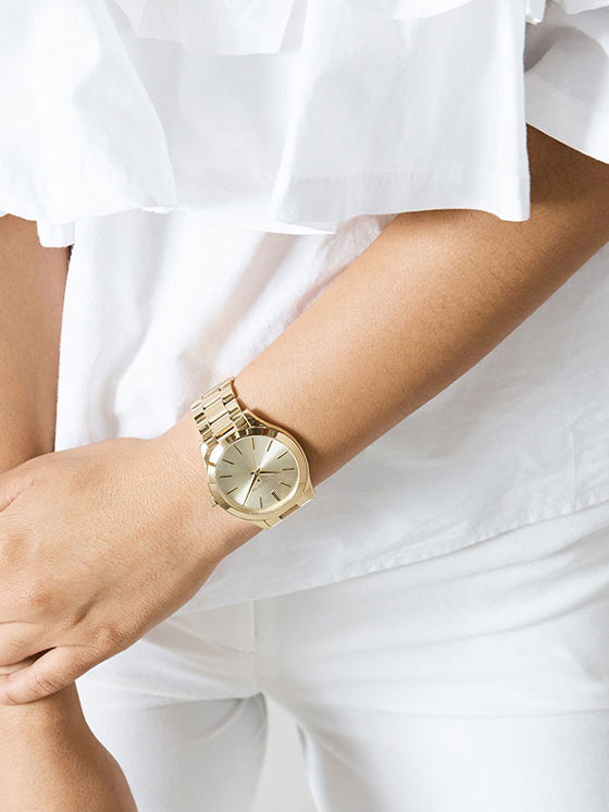 Orologio Michael Kors Slim Runway MK3179 Oro