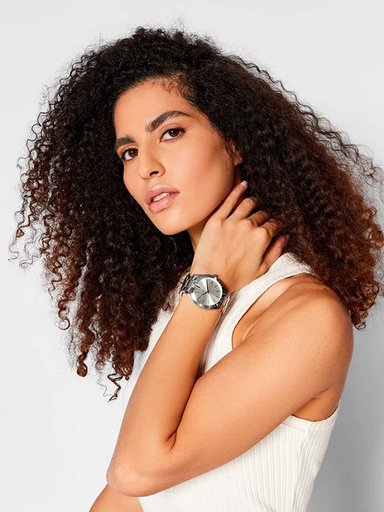 Relógio Michael Kors Slim Runway MK3178 Prateado