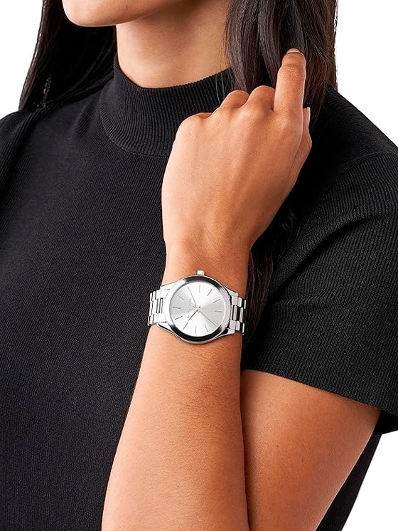 Relógio Michael Kors Slim Runway MK3178 Prateado