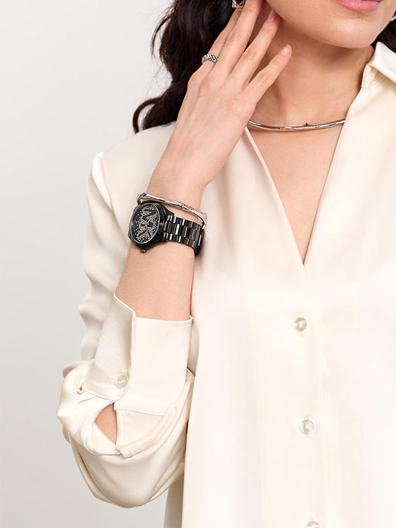 Orologio Michael Kors Slim Runway MK3589 Nero