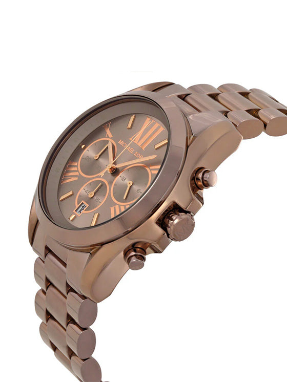 Relógio Michael Kors Oversized Bradshaw MK6247 Castanho