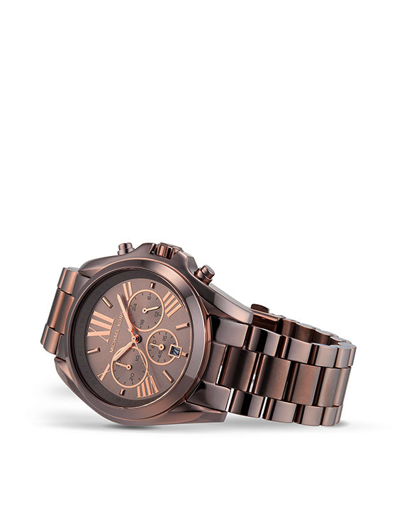 Relógio Michael Kors Oversized Bradshaw MK6247 Castanho