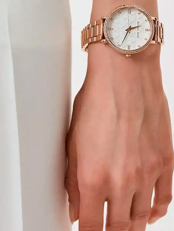 Relógio Michael Kors Pyper MK4594 Ouro Rosa